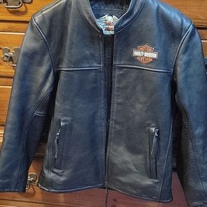 Harley Davidson Mens HD Bar and Shield leather Jacket